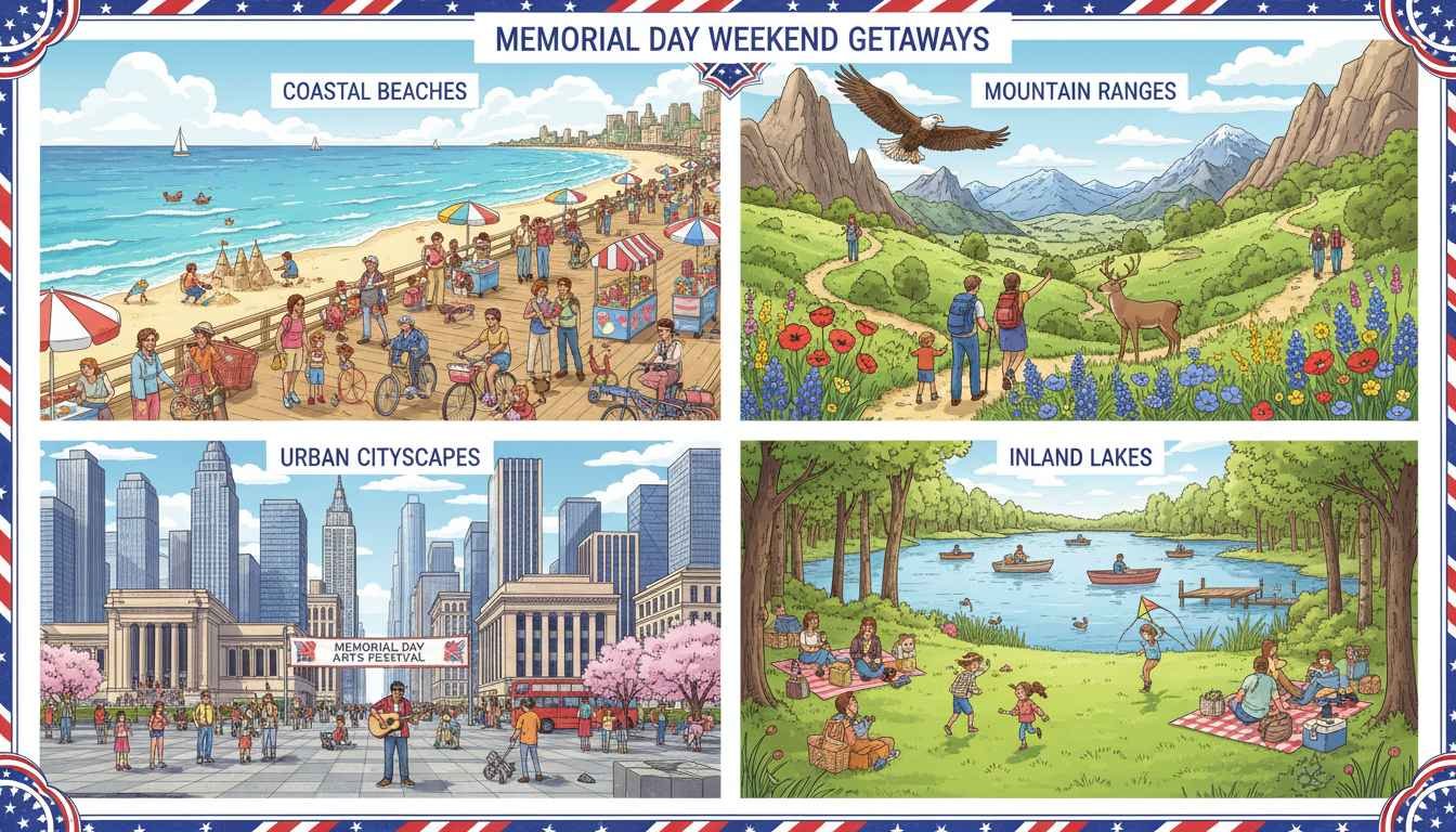 best places to visit during memorial day weekend