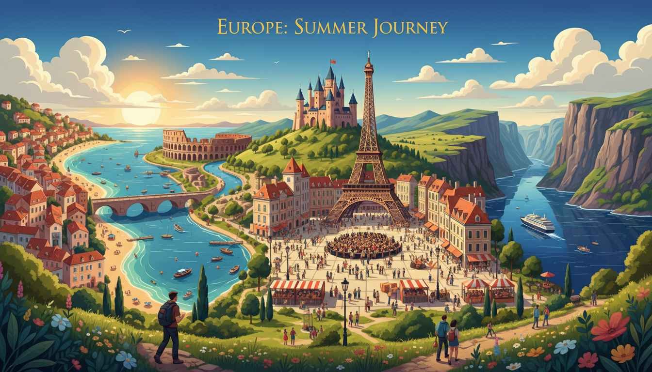 nice places to visit in europe in summer