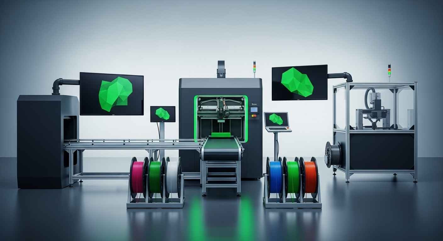 Industrial Additive Manufacturing Supply Chain
