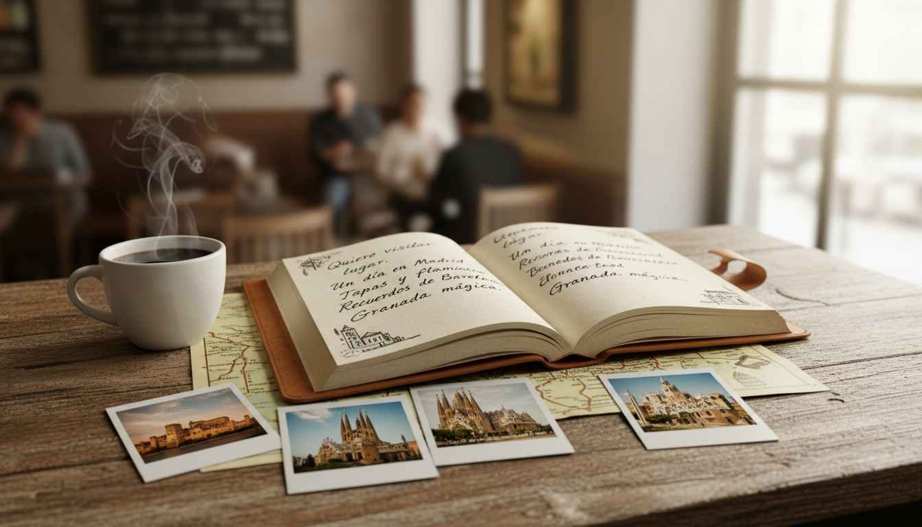 i want to visit that place in spanish