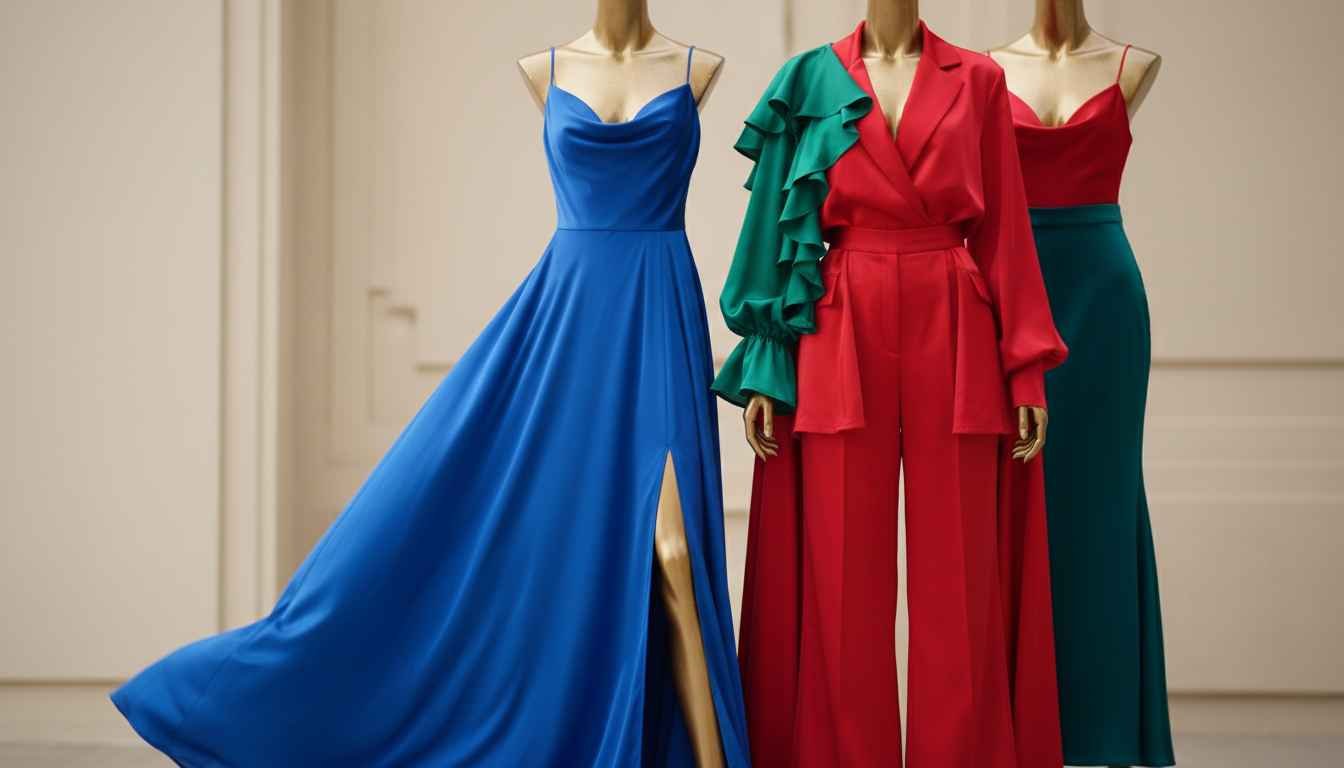 satin ultra vivid fashion colors